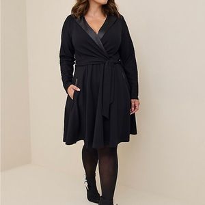 Torrid mini tuxedo dress size 3 NWT